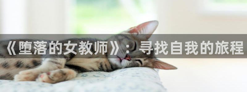 age动漫网官网入口：《堕落的女教师》：寻找自我的旅程